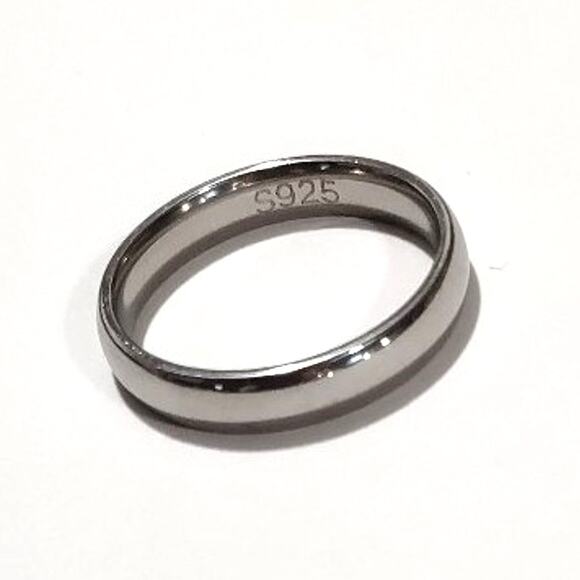 S925 Sterling Silver Promise Ring Band Wedding Engagement Proposal Gift - New!